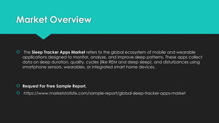 Dream Tech: Exploring the Global Rise of Sleep Tracker Applications | PPTX