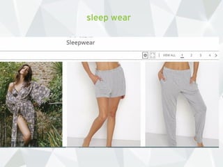 Click to Edit Title
Click to Edit Sub Title
sleep wear
 