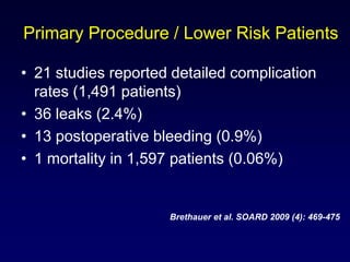 Sleeve gastrectomy in patients with bmi | PPTX