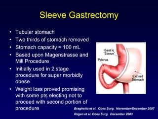 Sleeve gastrectomy in patients with bmi | PPTX