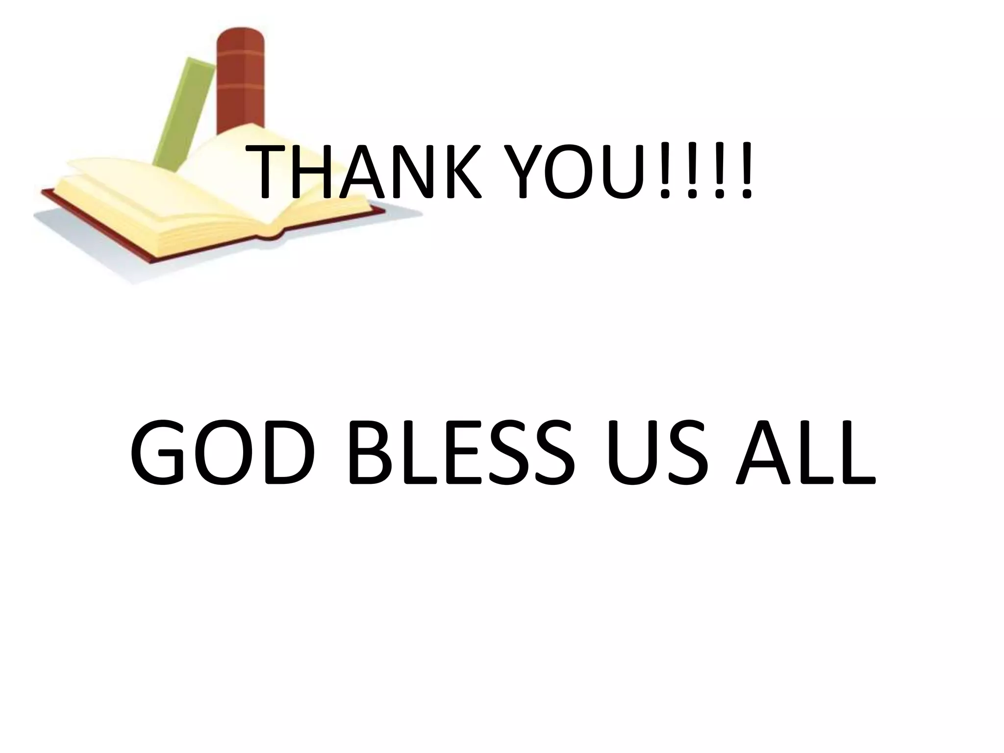 THANK YOU!!!! 
GOD BLESS US ALL 
