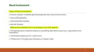 Pc Form Sle SLE Systemic lupus erythematosus basics 2022 Prof. Hanan Ali Taha | PPTX