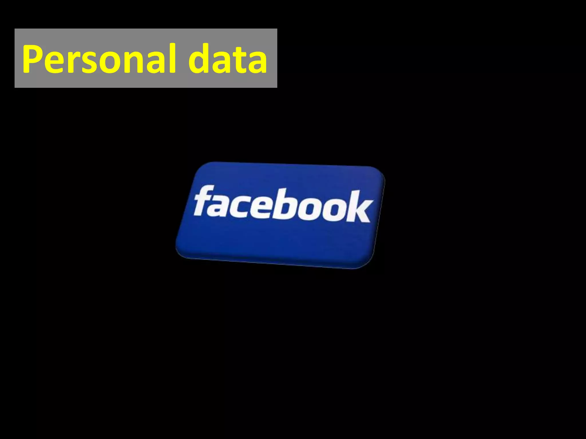 Personal data