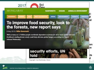 Sustainable landscapes and food systems