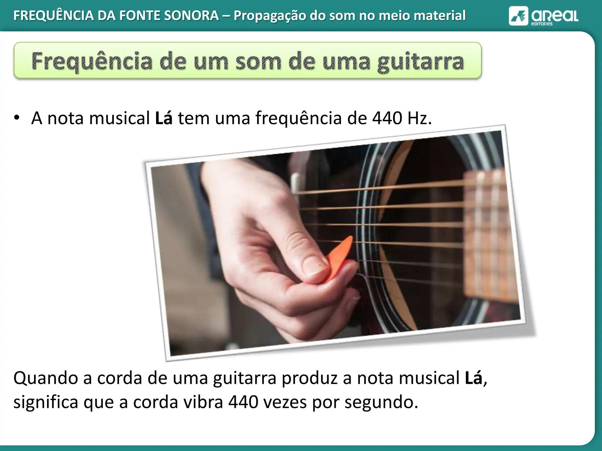 frequência da fonte sonora. Propagação do som no meio materialpptx | PPTX