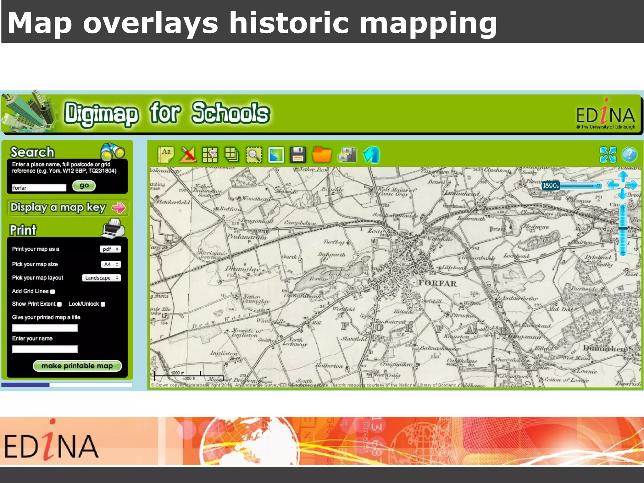 Map overlays historic mapping 
 