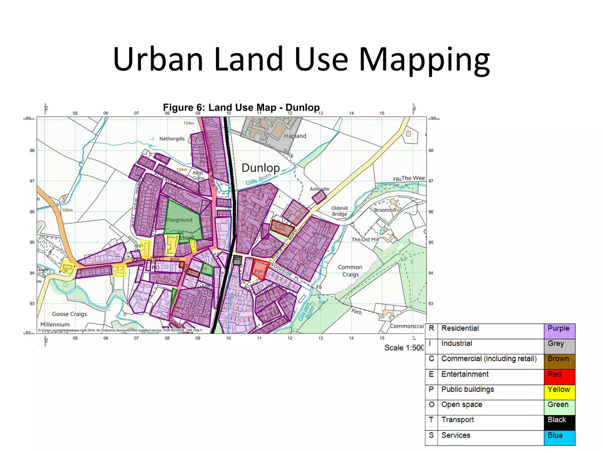 Urban Land Use Mapping 
Figure 6: Land Use Map - Dunlop 
Red 
 