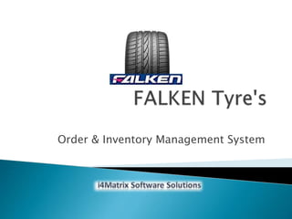 Order & Inventory Management System
 