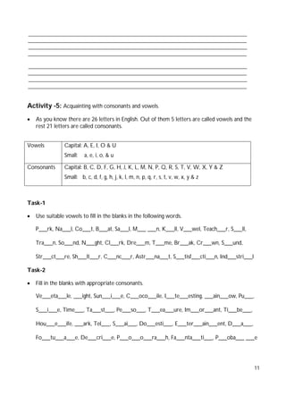 Odia Activity Worksheet.pdf SSRP Self Learning Guide English - In Odia | PDF