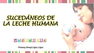 SUCEDÁNEOS DE
LA LECHE HUMANA

Vivianny Donaji López López

 