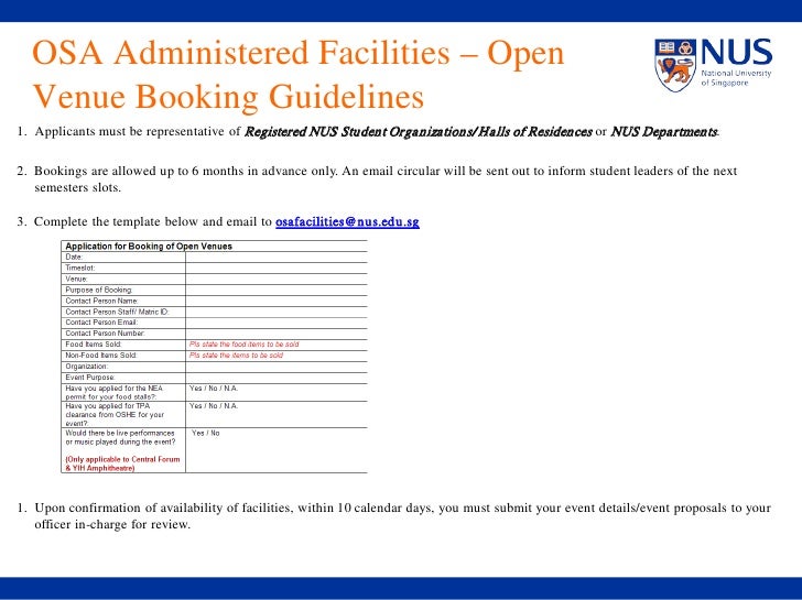 slic2010)_guidelines_facilitiesbooking slic2010)_guidelines_facilitiesbooking, Presentation templates