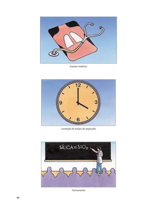 40
Exames médicos
Limitação de tempo de exposição
Treinamento
 