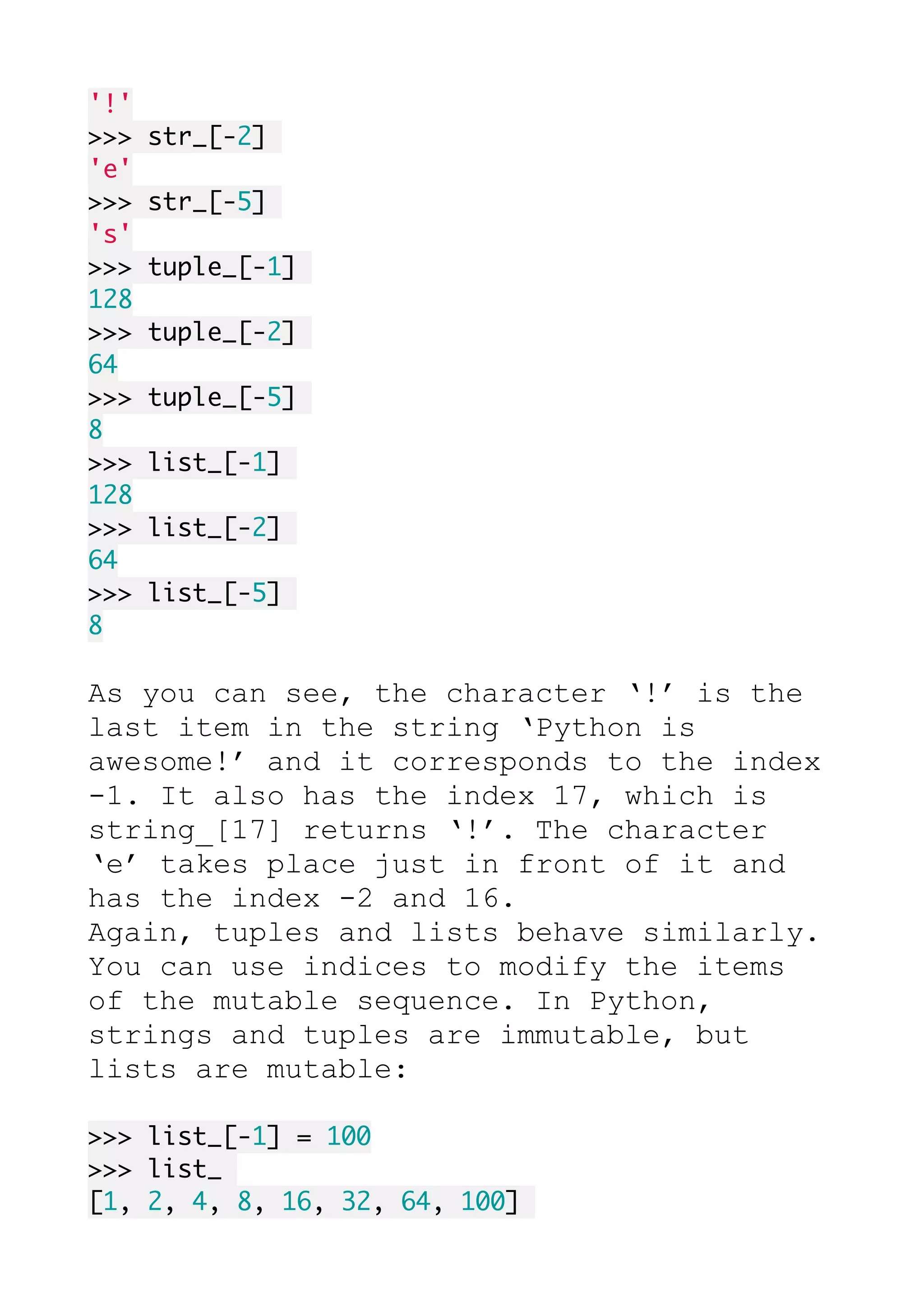 Slicing in Python - What is It? | PDF