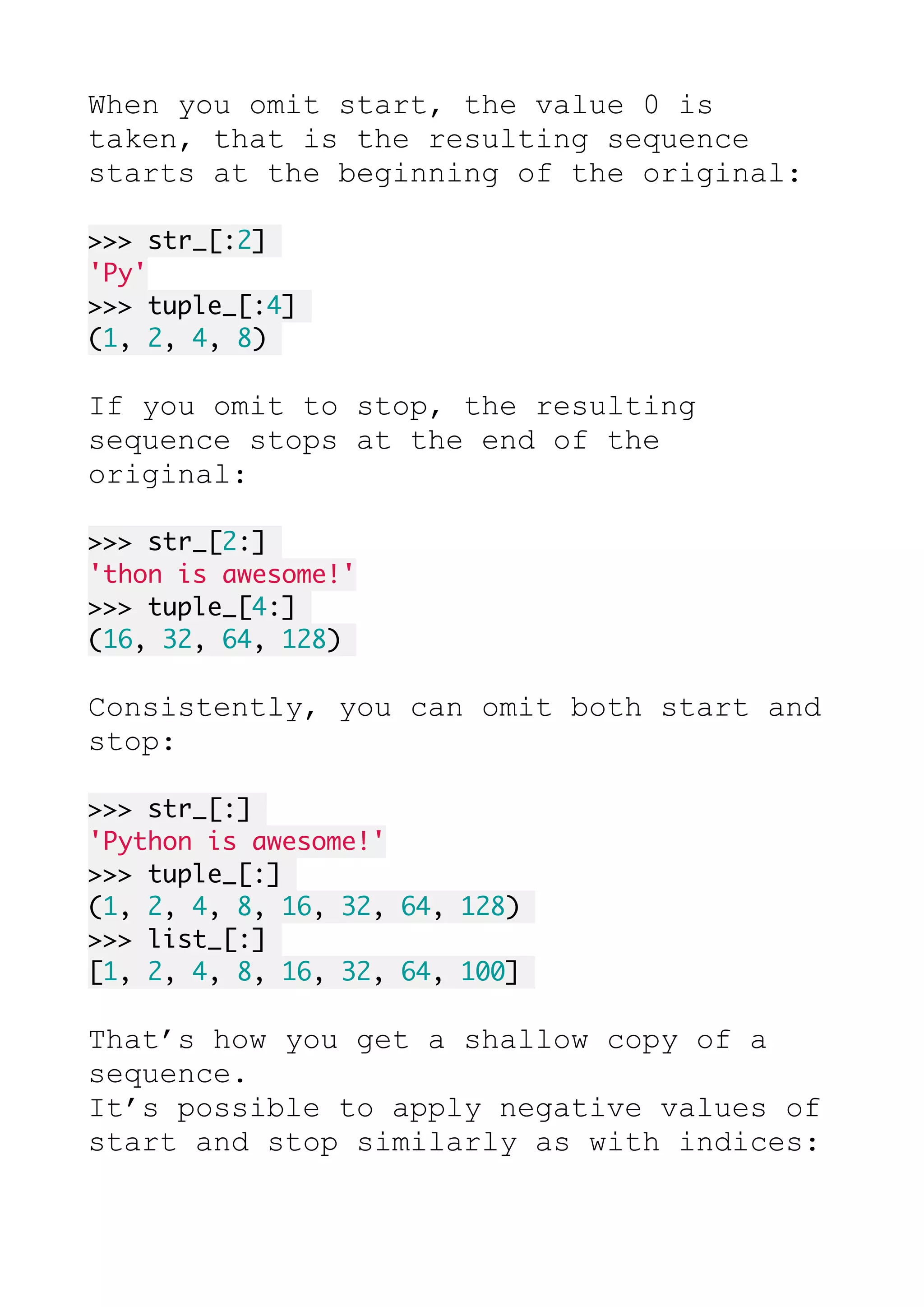 Slicing in Python - What is It? | PDF