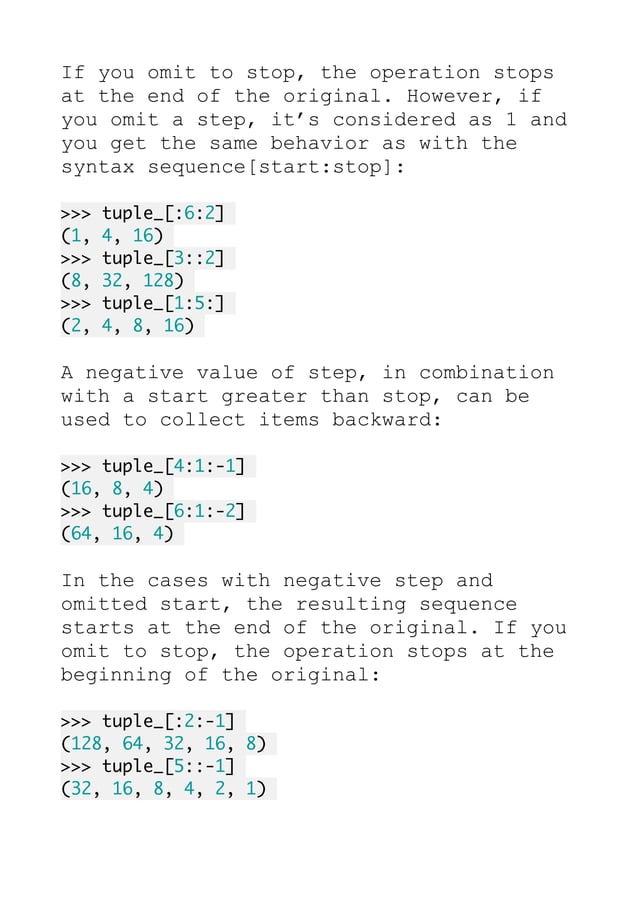 Slicing in Python - What is It? | PDF
