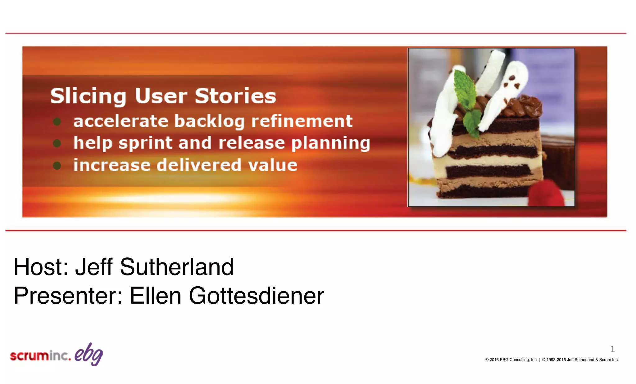Slicing User Stories PPT