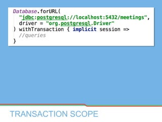 TRANSACTION SCOPE
 