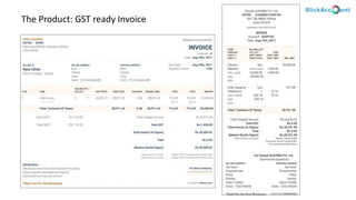 The Product: GST ready Invoice
 