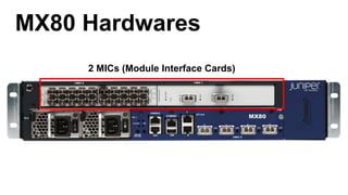 Routeur/switch Juniper MX80 - 40 Ports SFP 1GB - Renouvelé - Rackable