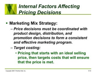 Consistent Pricing understanding and capturing customer value | What Is a Price? | PPT