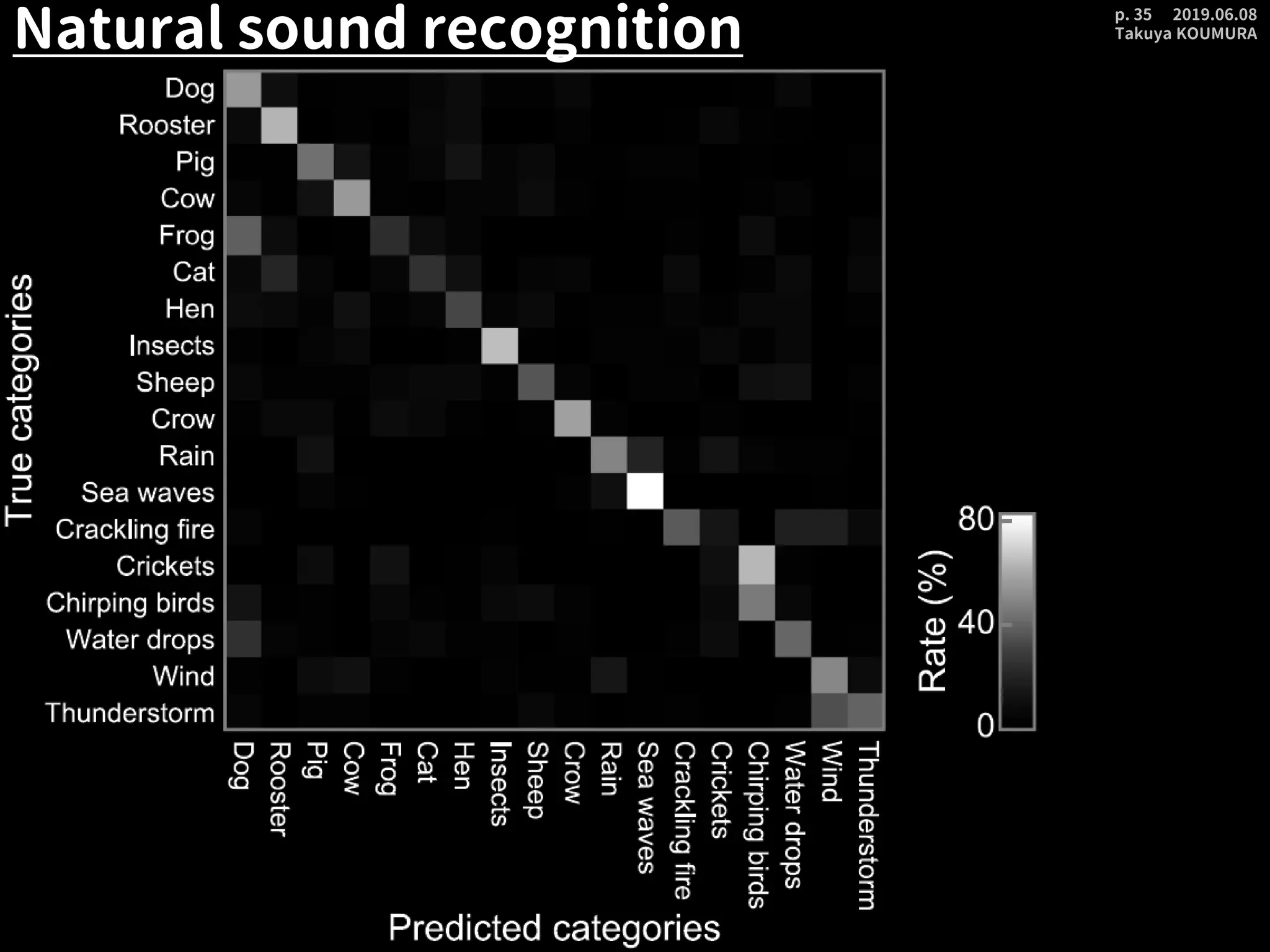 2019.06.08
Takuya KOUMURA
p. 35
Natural sound recognition
 