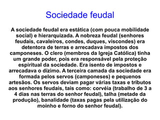 · ··Talha : Parte da produção do servo que deveria ser entregue ao nobre  