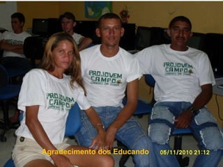 Agradecimento dos Educando 