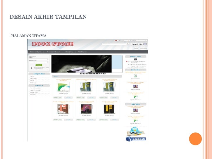 Sistem Aplikasi Penjualan Toko Buku Online berbasis web