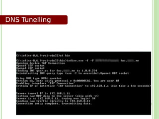 DNS Tunelling
 
