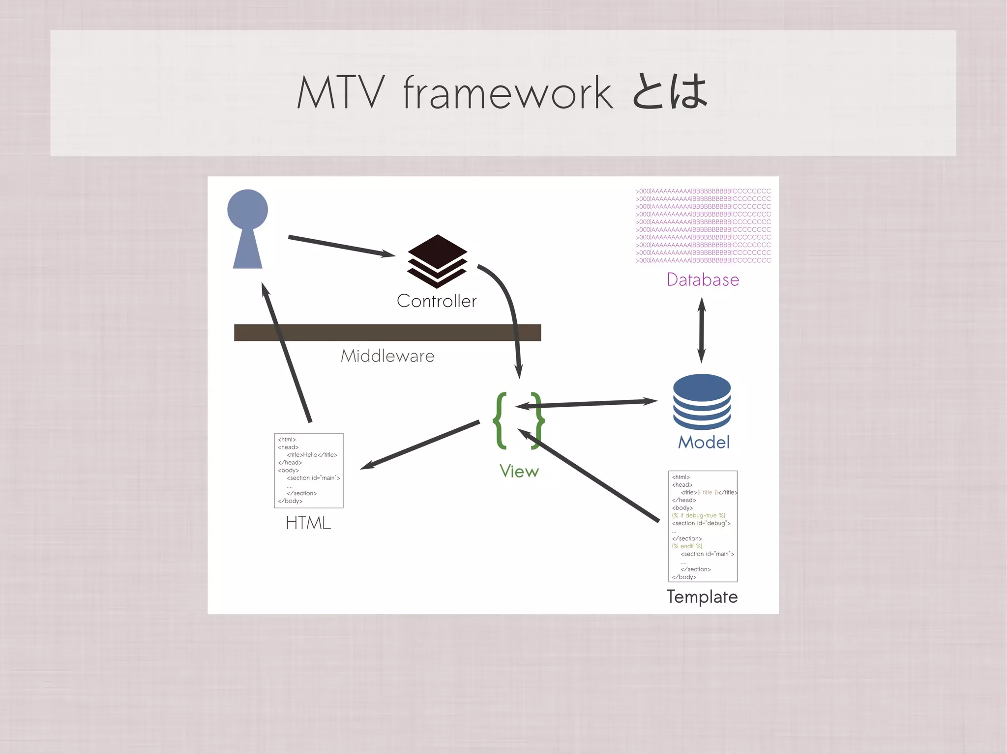 MTV framework とは
 