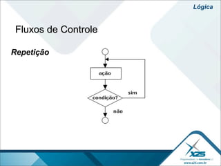 Lógica


 Fluxos de Controle

Repetição
 