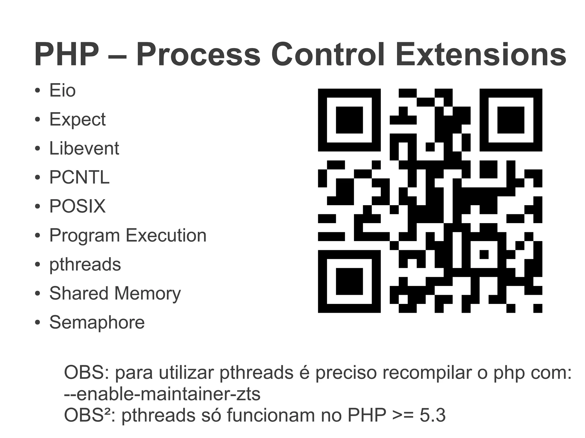 IPC - Inter-Process Communication
          comunicação entre os processos

    Possibilidade de troca de informações entre processos de
    maneira assíncrona.


    Algumas formas de implementação de IPC:

●   Arquivos em disco
●   Banco de dados
●   Memória compartilhada
●   Socket / SOAP
 