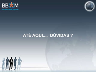 ATÉ AQUI.... DÚVIDAS ?
 