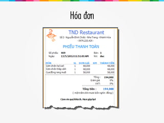 Hóa đơn
 