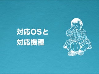 対応OSと
対応機種
 