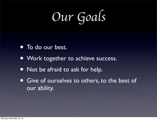 Vrana's 1st Grade Goals | PDF