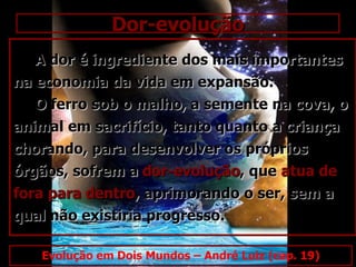 Doutrina Espírita Esclarece:Que nem todo o sofrimento é uma reação pura e simples de um mal cometido;