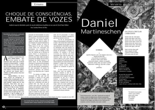 Ensaio 
CHOQUE DE CONSCIÊNCIAS, 
EMBATE DE VOZES 
Análise da noção de identidade a partir do conceito bakhtiniano de polif...