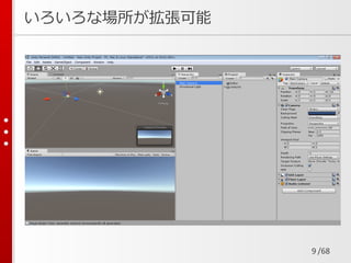 /68
いろいろな場所が拡張可能
9
 