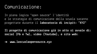 La Scuola Open Source - Introduzione