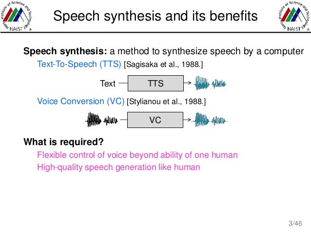 Phd thesis speech synthesis