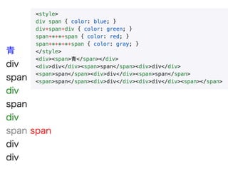 プログラミング言語としてのCSS入門