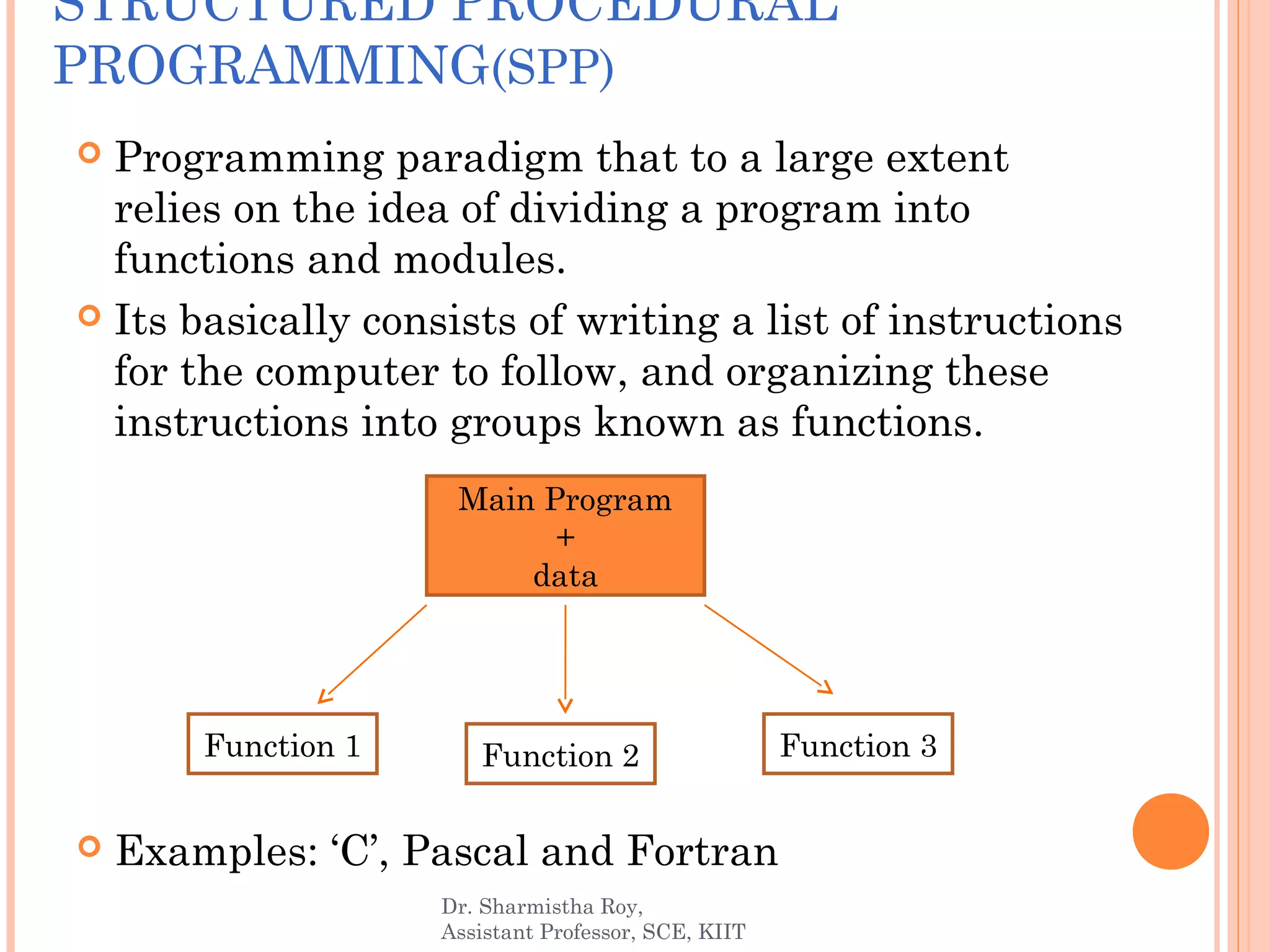 Object oriented programming | PPT