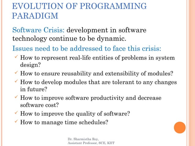 Object oriented programming | PPT