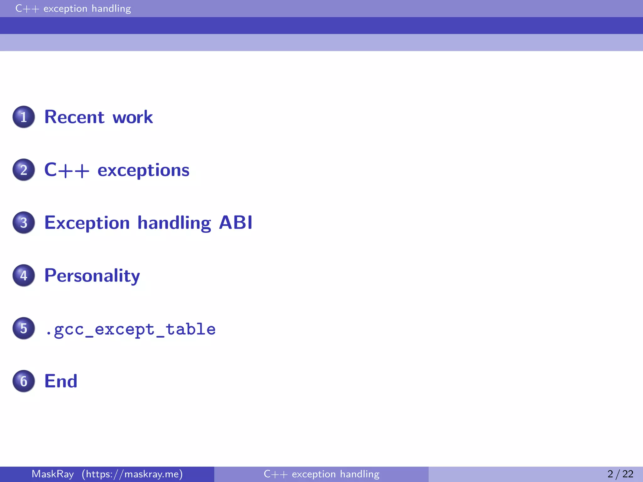 C++ exception handling | PPT
