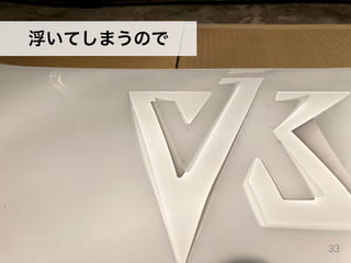 浮いてしまうので
33
 