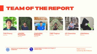 IINSTITUT DE TECHNOLOGIE DU
CAMBODGE
DEPARTEMENT DE GENIE ELECTRIQUE ET
ENERGETIQUE
 