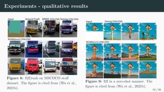 Training Objective
L = −
Xh×w
t=1
log pθ yt
 