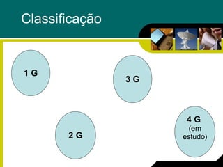 Classificação 2 G 4 G  (em estudo) 3 G 1 G 
