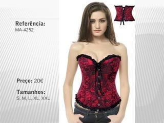 Referência: 
MA-4252 
Preço: 20€ 
Tamanhos: 
S, M, L, XL, XXL 
 